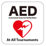 AED at all tournaments
